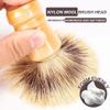 Aiweijia Shaving Brushes,Wooden Handle Shaving Brushes,Handcrafted Shaving Brush, Hair Salon Tool for Men view 3