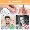 5Pairs Push Fit Glasses Nose Pads Silicone Nose Support Cushions Push in Anti Slip Pad Stop Slipping Down Clear Soft Flexible Comfort Lightweight Repair for Wire Frame Eyeglasses Sunglasses Spectacles view 3