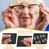 5Pairs Push Fit Glasses Nose Pads Silicone Nose Support Cushions Push in Anti Slip Pad Stop Slipping Down Clear Soft Flexible Comfort Lightweight Repair for Wire Frame Eyeglasses Sunglasses Spectacles view 4