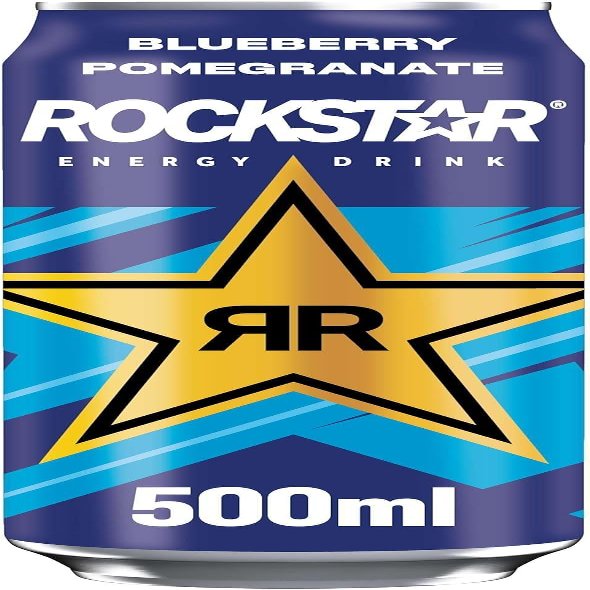 6 x Energy Drink, Blueberry Pomegranate and Acai 500 ml cans Delicious Tasty And Twisty Treat With Your Family And Friends For All Occasions