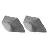 2PCS Sauna Hats Felt Thickening Water Absorption Comfortable Breathable Felt Shower Caps for Bath Accessories Gray view 1