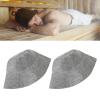 2PCS Sauna Hats Felt Thickening Water Absorption Comfortable Breathable Felt Shower Caps for Bath Accessories Gray view 3