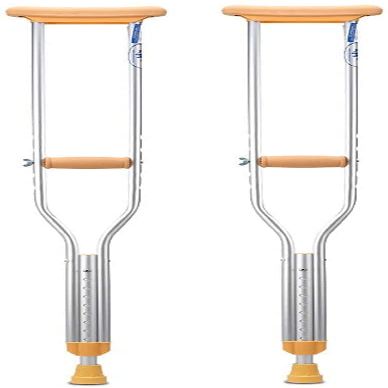 Crutches for Adults Underarm Underarm Crutches for Adjustable Height adjustable underarm crutches elderly reinforcing thickening crutches slip aluminum for Adults and Teenager Grea Lucky Star