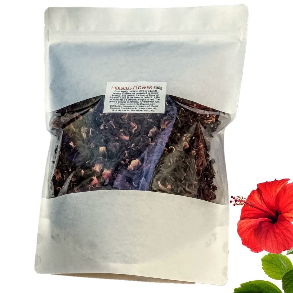 400g Hibiscus Flower from Mexico. Large Flowers with Long Petals, Significant Saturation and Yield.