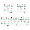 Ciieeo 5sets Soccer Themed Cake Decoration Football Toppers for Cakes and Cupcakes Miniature Soccer Figure Party Decorations view 1