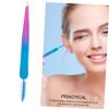 VINTORKY One Eyebrow Grooming Kit Tweezers Clip and Brush Stylish Beauty Tool for Women view 3