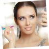 VINTORKY One Eyebrow Grooming Kit Tweezers Clip and Brush Stylish Beauty Tool for Women view 4