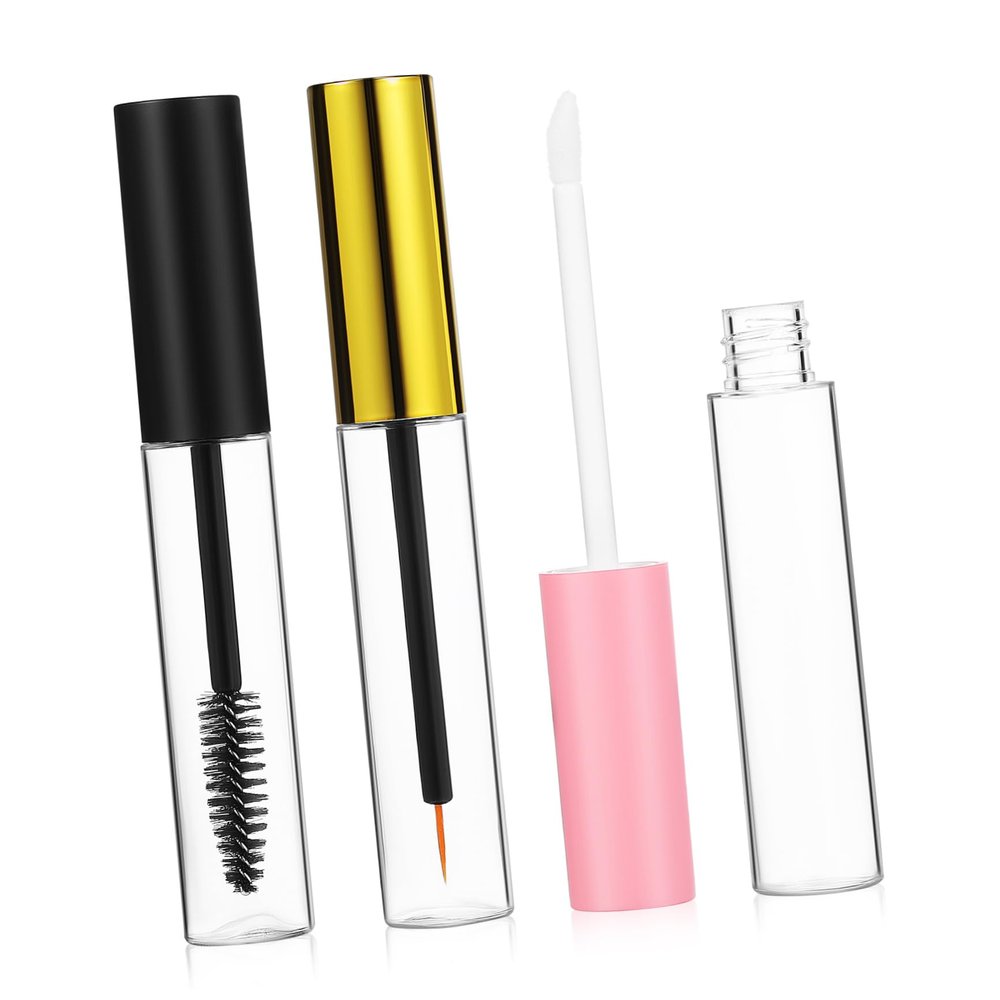 BESTYASH Empty Mascara Tube and Wand 10Ml Multipurpose Tight Seal Makeup Tubes for Lip Gloss Eyeliner Traveling with Wand