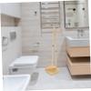 CIYODO Wooden Handle Broom and Dustpan Set Lightweight and Sturdy Cleaning Tool Soft Bristles with, please Ergonomic Easy to Use Floor Brush for Workshops and Garages view 3