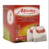 Mivita Apple and Cinnamon Infusion, pack of 4, total of 100 tea bags (25 each unit)  Perfect for relaxation and a healthy lifestyle, naturally calorie-free (0 kcal) view 3