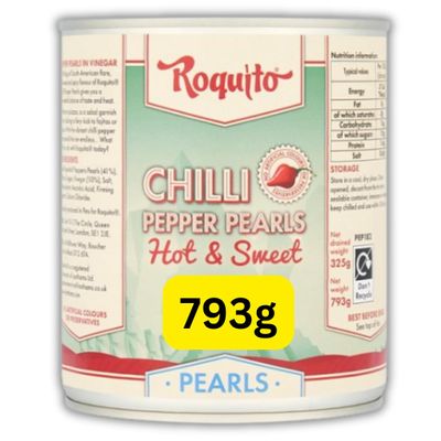 Hot & Sweet Chilli Pepper Pearls Roquitos (1x793g)