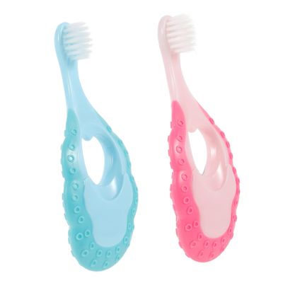 GOOHOCHY 2pcs Soft Brush Boys and Girls Toothbrush Boy Girl Manual Toothbrush Travel Ergonomic Design Daily Use