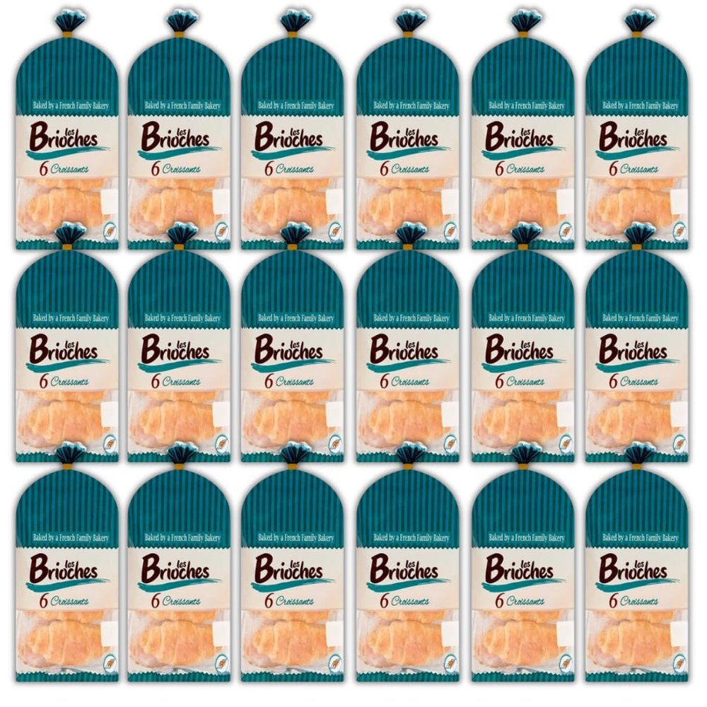 108 Individually Wrapped In Pairs Butter Croissant Pack (12-108 Croissants)