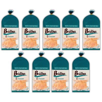 54 Individually Wrapped In Pairs Butter Croissant Pack (12-108 Croissants)