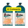 12 Individually Wrapped In Pairs Butter Croissant Pack (12-108 Croissants) view 1