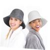 BCOATH Sauna Cap Hat 2 Pcs, Wool Felt Sauna Hat with Quick-dry and Moisture Absorption, Comfortable Fit for Steam Room and Bath Use, Unisex (white, Grey) view 3