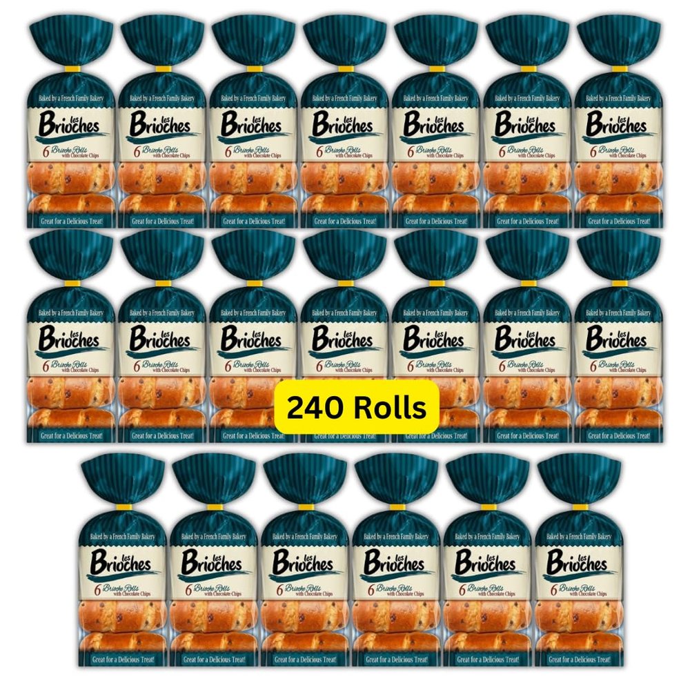 Chocolate Chip Brioche Rolls (18-120 Rolls) (20x6 Rolls)