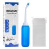 Brigtviee Peri Bottles for Postpartum Care, Upside Down Perineal Wash Bottle, Travel Portbable Bidet Bottle for Personal Cleaning, Perineal Spray Douche Bottles for Women, 16.9oz/500ml,Blue view 1
