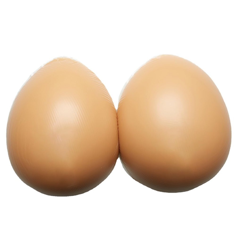 EZELIYP A Pair Silicone Fake Breasts Fake Boobs Amplify Your Appearance False Breasts for Natural Looking Breast Enhancement brown-1200g