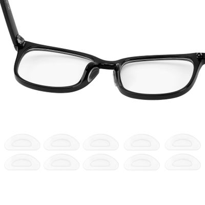 10 PCS Spectacle Nose Pads, Anti Slip Glasses Grips, Stick On Nose Pads for Glasses