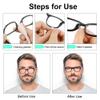 10 PCS Spectacle Nose Pads, Anti Slip Glasses Grips, Stick On Nose Pads for Glasses view 3
