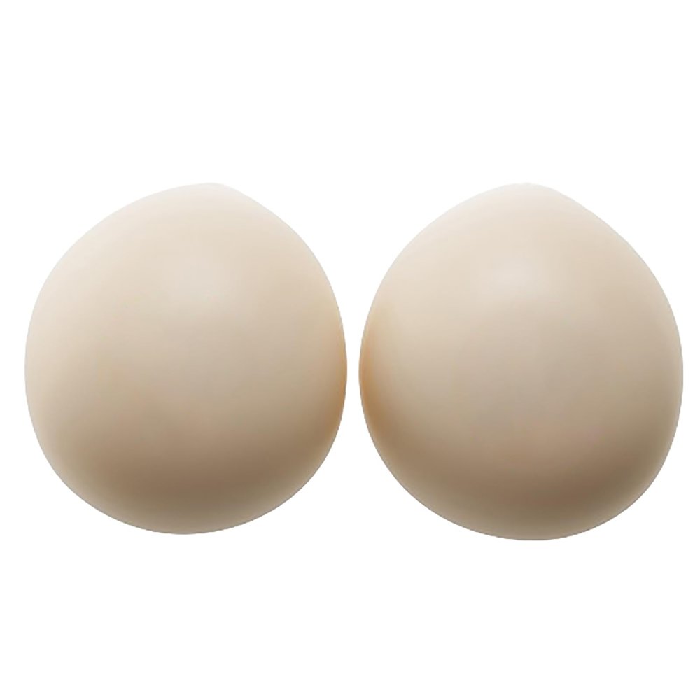 EZELIYP A Pair Silicone Fake Breasts False Breasts Fake Boobs Breast Forms for Cross-dressers Mastectomy Recovery White-2400g