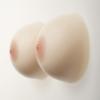 EZELIYP A Pair Silicone Fake Breasts False Breasts Fake Boobs for Natural-Looking Breast Forms Confidence Boost White-1000g view 2