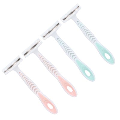 4 Pack Women's Portable Lightweight Hair Removal Tool Easy Grip Design for, Irritation Skin, Travel Friendly and Reusable for Face and Body