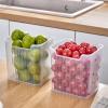 HERCHR Fridge Organizers, Fridge Side Door Storage Containers Plastic Fridge Organizer Bins Clear Fridge Storage Containers view 2