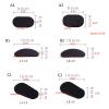 40Pcs Soft Foam Nose Pads Self Adhesive Eyeglass EVA Nose Pads Anti-Slip Glasses No Makeup Nose Pads Eyeglasses Nosepads Nose Pads for Frames Clear view 2