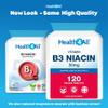 Health4All Vitamin B3 Niacin as Nicotinic Acid (Flush Effect) 50mg 120 Tablets 4 Months Supply, Vegan VitB3 Supplement, Cholesterol Support Supplement, Reduce Tiredness and Fatigue | Made in UK view 2