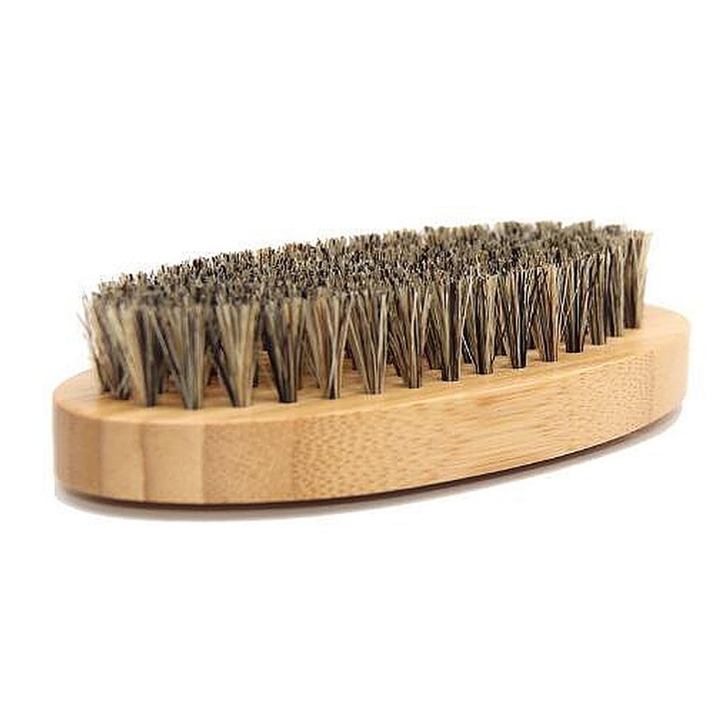 Beard Brush, 100% Boar Bristle Brush for Daily Beard Care, Beard Brush for Men, Travel