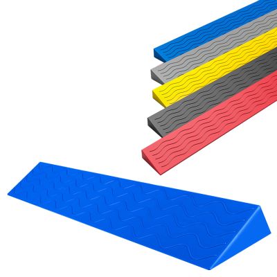 1-10.5cm Height Threshold Ramp for Doorway, Portable Wheelchair Ramps Curb Ramp for Indoor or Outdoor Sweeping Robot, Bathroom, Doorways, Supermarkets Entrance, Garage Entrance