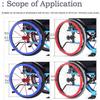 22/24-Inch Wheelchair Push Rim Covers Wheelchair Accessories Silicone Wheelchair Hand Push Cover Non-Slip Wear-Resistant Rear Wheel Grips Cover for Improve Grip and Traction(1,24 inches) view 2