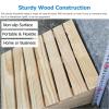 Wooden Threshold Ramps for Doorways Non-Slip Step Mat Durable Entry Ramp for Home/Garden Step/Sheds Doors Wheelchairs Walkers Transition Ramp view 4