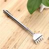 1 x Silver Back Scratcher, Stainless Steel Telescopic Back Scratcher for Against Itching, Back Scratcher Scratcher Hand Extendable from 17 to 52 cm for Head and Back Massage, Utensils for Back Massage view 2