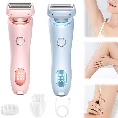 Beautibloom Pro Shaver, Beautibloom Razor, Livora Electric Razor, The Smooth Shave Pro, 2 in 1 Electric Shaver Razors, Electric Shaver for Women, for Armpit,Legs (Mix 2PC)