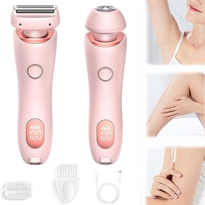 Beautibloom Pro Shaver, Beautibloom Razor, Livora Electric Razor, The Smooth Shave Pro, 2 in 1 Electric Shaver Razors, Electric Shaver for Women, for Armpit,Legs (Pink)