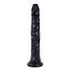 10" Large Soft Leisure Product with Suction Cup, Skin Friendly, Waterproof and Easy to Clean, Black view 4