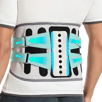 XINGLUOY Back Brace for Men and Women, Lumbar Support with Bionic Support Plate for Lower Back Pain Relief, Breathable Waist Lumbar Back Support Belt(M)