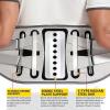 XINGLUOY Back Brace for Men and Women, Lumbar Support with Bionic Support Plate for Lower Back Pain Relief, Breathable Waist Lumbar Back Support Belt(M) view 2