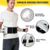 XINGLUOY Back Brace for Men and Women, Lumbar Support with Bionic Support Plate for Lower Back Pain Relief, Breathable Waist Lumbar Back Support Belt(M) view 3