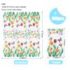 100 Pack Tulip Floral Guest Hand Towels Disposable for Bathroom, Floral Paper Napkins Decorative Spring Flowers Napkins for Bathroom Toilet Powder Room Holiday Wedding Bridal Shower (Inches, 7.8*4.3) view 2