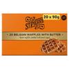 (20-40 Waffles) Large Belgian Waffles 90g each Individually Wrapped (20 Waffles) view 1
