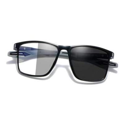 Photochromic Reading GlassesAnti Blue Light Lightweight computer Readers, TR90 Flexible Sports Style Sunglasses(Black,3.0x)