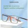 Photochromic Reading GlassesAnti Blue Light Lightweight computer Readers, TR90 Flexible Sports Style Sunglasses(Black,3.0x) view 3