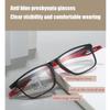 Photochromic Reading GlassesAnti Blue Light Lightweight computer Readers, TR90 Flexible Sports Style Sunglasses(Red,2.0x) view 4