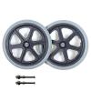 KWIBYBGS Wheelchair Rear Wheel Replacement Parts, 16-Inch Pu Rear Wheel Replacement, Wheelchair Rearers with Bearings view 1