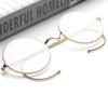 KPEGAXS Round Reading Glasses 2.0 Retro Glasses Readers Crystal Stone Lenses Metal Frame HD Glasses Anti-blue Light(+1.5) view 2