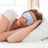 Sleep Mask, Eye Masks for Sleep, Sleep Masks for Women and Men, Blackout Eye Covers for Travel/Sleeping, Gray White Floral Eye Mask view 2